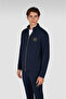 Men's Woven Polyester Cotton Zip Sweatshirt