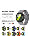No Gap For Samsung Galaxy Watch 7 6 5 4 Band 40mm 44mm,20mm Soft Silicone Sport Bands- Dark Blue - 2