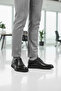 Black Eva Sole Lightweight Genuine Leather Men's Classic Shoes 3250 m - 3