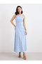 Women Schiffli Cotton Maxi Dress - 2