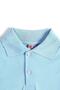 Blue Short Sleeve Solid Color Collared 6-17 Years Old Children's School Lacoste T-Shirt Polo Neck T-Shirt - 3
