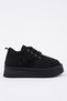 Trunks Thick Sole Lace-Up Star Detailed Children's Winter Sneaker Sports Shoes