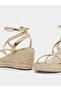 Hadia Strappy Wedge Sandals - 3