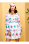 White All Over Print Mini Dress - 2