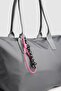 La'Graccio Paris Women's Muse Large Size Parachute Fabric Shoulder Bag Anthracite - 4