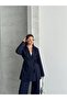 Women's Dabıl Fabric Tie-Up Blazer Jacket & High Waist Palazzo Pants Set - 6