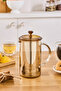 Alina Herbal Tea and Filter Coffee Pot French Press 600 ml Amber