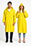 Women Men Raincoat Hooded Snap Closure Eva Black Water Windproof Rain Coat Sky-900