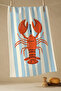 Bon Appetit - Set of 4 Color Printed 40X60 Kitchen Towels, Dish Cloth - 7
