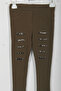 Girl's Sequin Embroidered Elastic Waist Leggings - 2