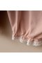 Newborn Baby Girl Cotton Baggy Cut Lace Romper Set with Bandana Hospital Release Gift - 3