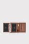 Genuine Leather Natural Tan Men's Coin Pocket Wallet Jackson Dortmund - 4