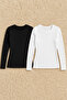 Women's Cotton Lycra Long Sleeve Combed Cotton 2-Piece Undershirt L6K0K2T3Ka