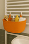 Decorative Hanging Bathroom Basket – 18×40×16 cm – Storage and Organizer Wicker Jute Basket Organizer Handcrafted - 2
