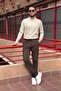 Men's, waist lace, side elastic, Regular-Fit, Old Money Culture pants