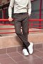 Men's, waist lace, side elastic, Regular-Fit, Old Money Culture pants - 3