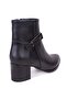 Dza07-928905 Black Classic Heeled Women's Boots - 4