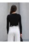 Women's Buckle Detailed Low-Cut Blouse - 7