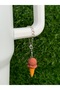 Ice Cream Thermos Ornament/Chocolate Ice Cream Thermos Charm in a Cone/Chocolate Bag Charm with Cone - 6