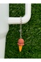Ice Cream Thermos Ornament/Chocolate Ice Cream Thermos Charm in a Cone/Chocolate Bag Charm with Cone - 7