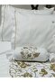 طقم الأمومة الأبيض المطرز بالترتر الكثيف - 4
