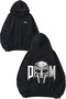 Mf Doom 3 Design Back Printed Black Hooded Sweatshirt