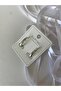 Xuping Mini Stone Detail Oval Silver Hoop Earrings - 3