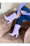 PARIS LILA QUILTED RUGAN HEELED SHORT BOOTS BOTTİE - 2