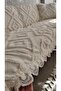Lusso Gold Sofa Cover Ecru 180*250 (2 - Pieces of Cushion as a Gift)