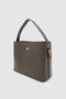 Salen Chain Detailed Multi-Pocket Detachable Crossbody Strap Handbag Khaki - 5