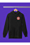 The Clash Printed Cotton Long Sleeve Ribbed 3-Ply Hooded Rock Sweatshirt - 2