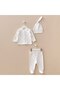 Newborn Baby Girl and Boy Cotton Hospital Release 3-Piece Baby Set with Booties Gift