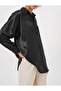 Women's Black Classic Satin Buttoned Comfortable Fit Shirt - 6