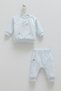 Baby Boy 2-Piece Seasonal Suit Interlock Fabric with Pocket Detail (3-24 Months) Color-Blue