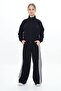 Girl's 100% Cotton Oversize Bottom & Top Long Sleeve Tracksuit Set-183 - 4