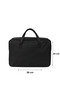 Black Small Size Unisex Travel Suitcase Sports Hospital Handbag - 2