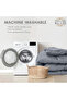 Premium Fitted-Style Mattress Topper 9cm/800GSM with deep pocket and all around elastic - Dark Grey - 7