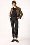 Women's Norah Black Elastic Waist Jeans - Black - 3