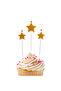 Birthday Glitter Candles - Gold Stars - 2
