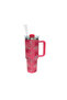 1.2 Lt Steel Cup Thermos with Straw Pink Yk1549