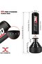 MaxStrength Pedestal Free Standing boxing or kickboxing Punch Bags Martial Arts, MMA fitness equipme - 3