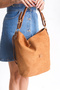 Women's Suede Soft Shoulder Handle Crossbody Bag - 5