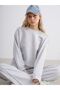 Crew Neck Oversize Women's Sweatshirt