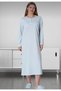 Women's Special Design Blue Plus Size Nightgown - 3