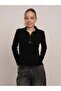Girl's Collared Camisole Blouse with Snap Detail - 2