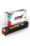 SPS Compatible Toner Cartridges for HP | CB542A 125A | 1x Yellow | Yield upto 1,400 Pages