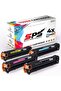 SPS Compatible Toner Cartridges for HP | 128A | 4x Multicolor | Yield upto 2,000 Pages