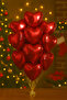 Red Heart Foil Balloon 24 Inch |   10 Pieces |