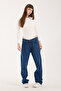 Women's Circular Neck Long Sleeve Snap Button/Zibin Body Suit - 2