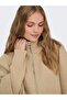 Jdy Women's Stand Collar Inner Layered Sleeve Spring Beige Jacket - 15353907 - 2